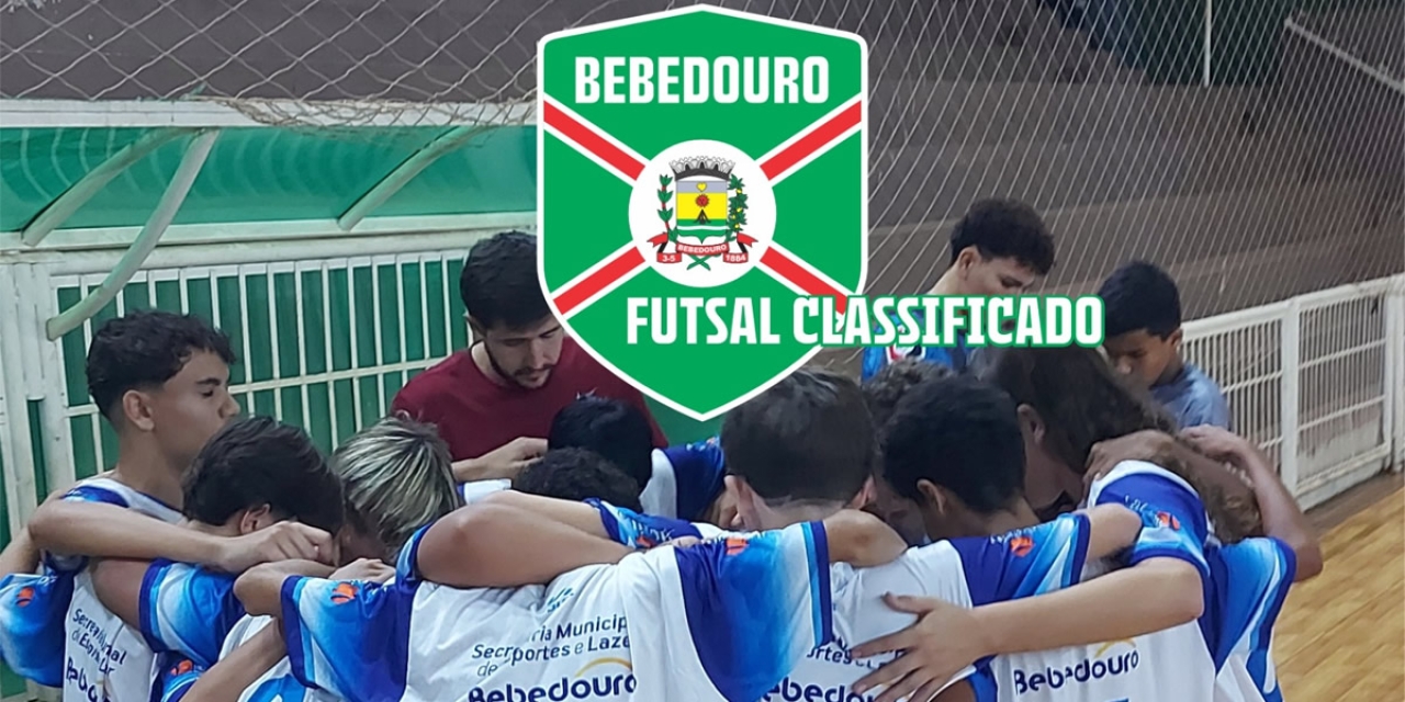 Futsal Sub-12 de Bebedouro vence Viradouro e vai à final da Copa APER