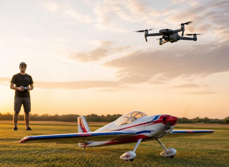 Encontro gratuito de aeromodelismo terá drones e atividades em Olímpia no dia 24