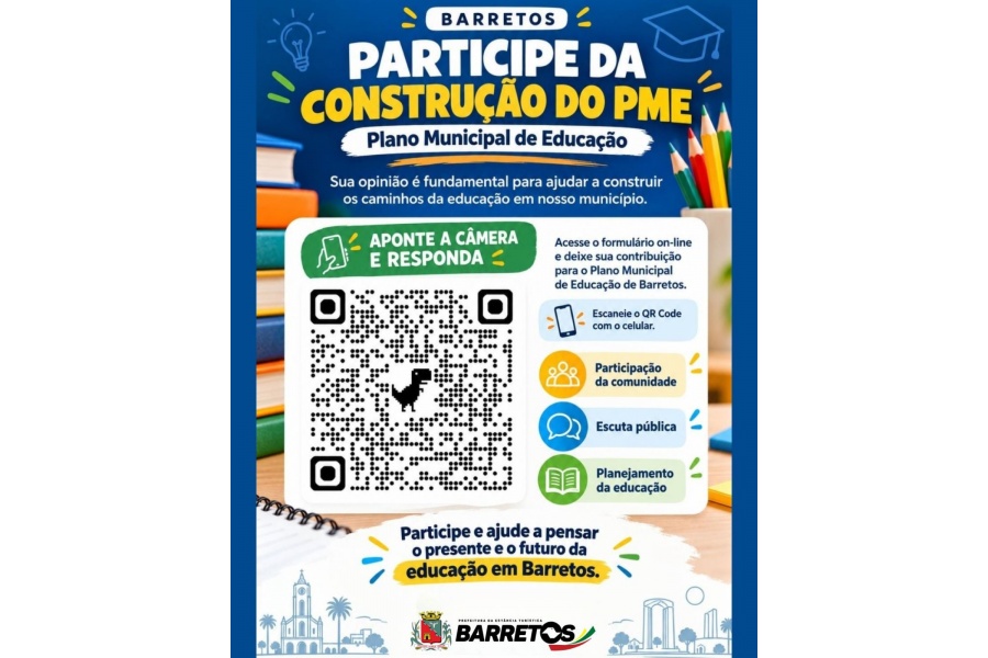 Plano Municipal de Educação de Barretos: participe até dia 22